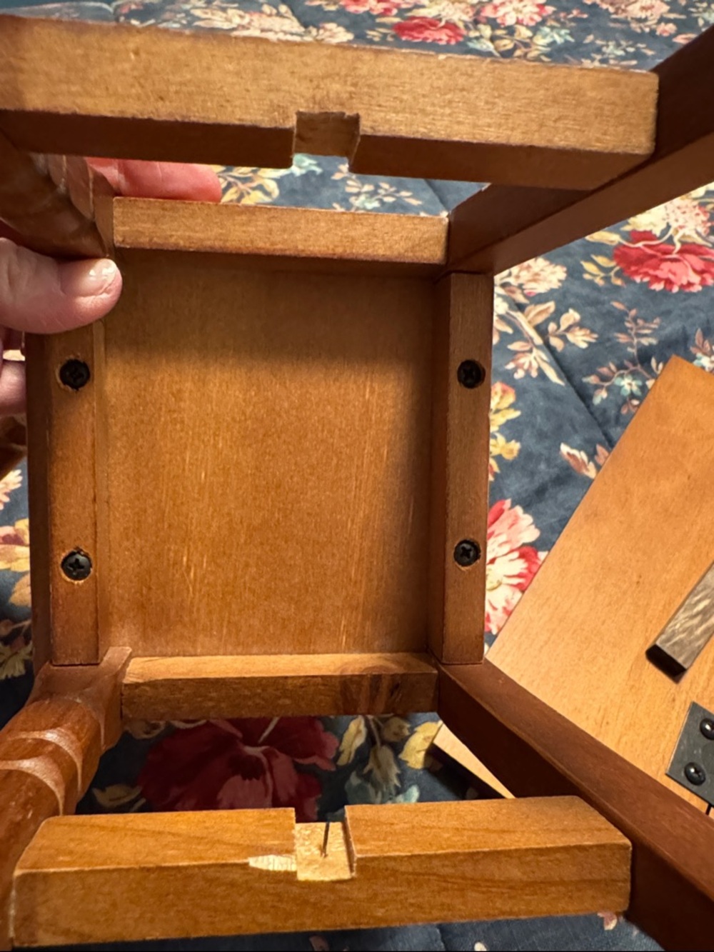 Pleasant Company American Girl Doll drop leaf table + 2 chairs *read listing* - Picture 9 of 11
